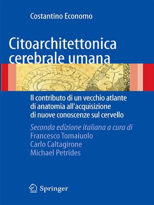 cover image of Citoarchitettonica cerebrale umana